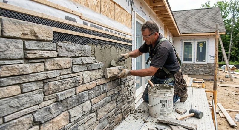 Artificial Stone Installation project example